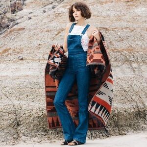 H&M x Coachella Women's Denim Overalls Runs Small & Long - Size 8, Fits like 2.